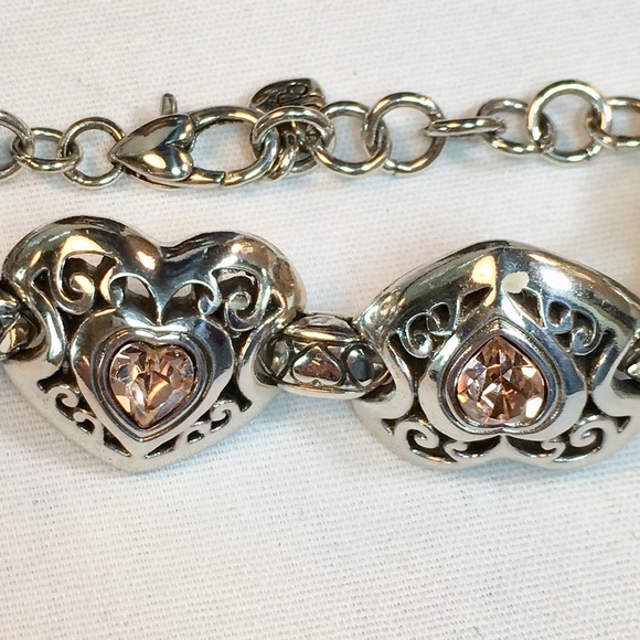 Brighton Bracelet Divinity Heart Pink Crystal - Picture 6 of 7